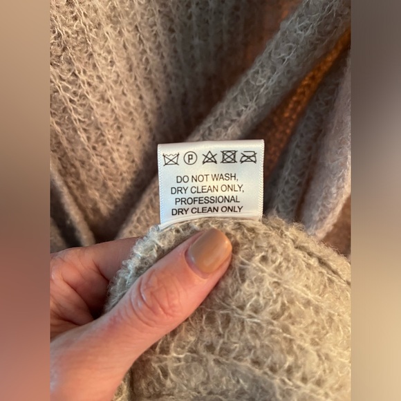 ANTHROPOLOGIE PEPIN Colorblock Wool Alpaca Blend Sweater Cardigan Size XS - Picture 5 of 5